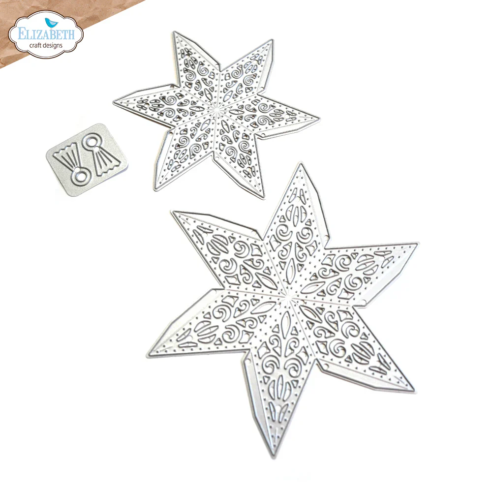 Elizabeth Craft Designs Joyous Ornament - Stars 2 Metal Die Set - Image 2