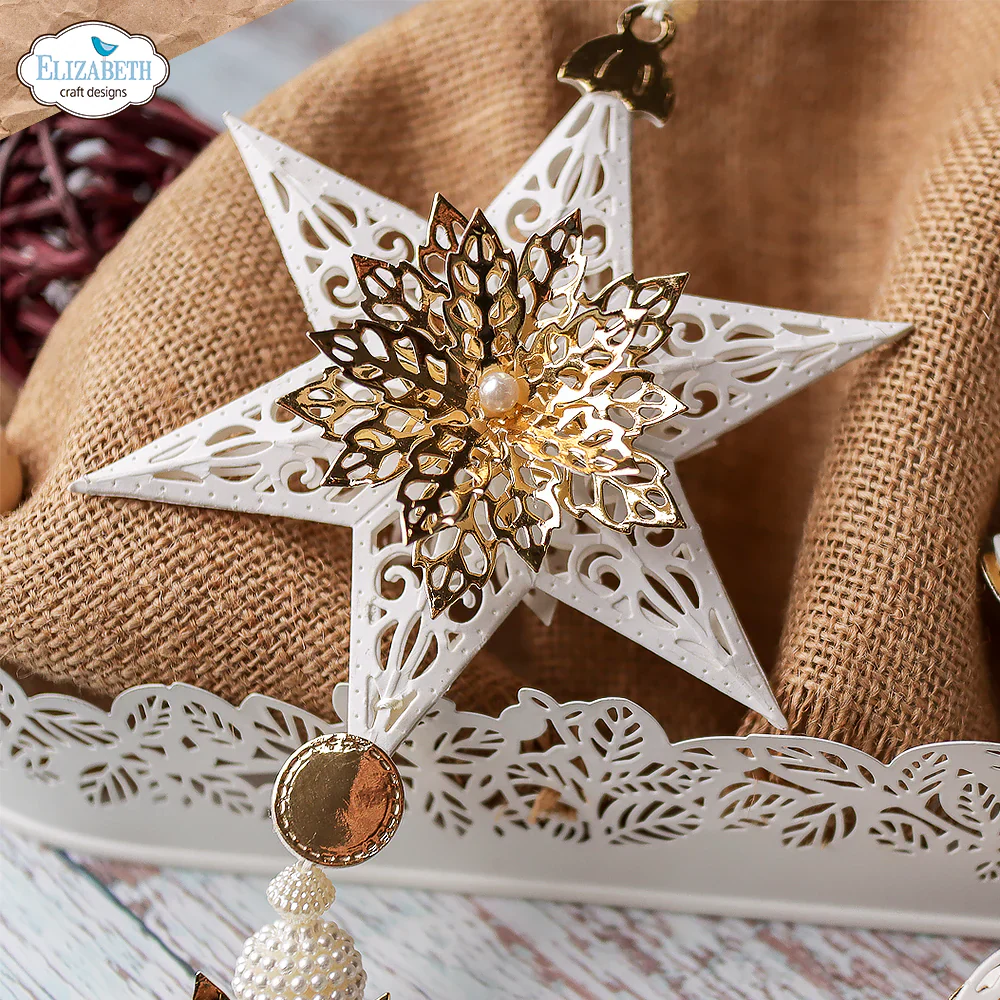 Elizabeth Craft Designs Joyous Ornament - Stars 2 Metal Die Set - Image 4
