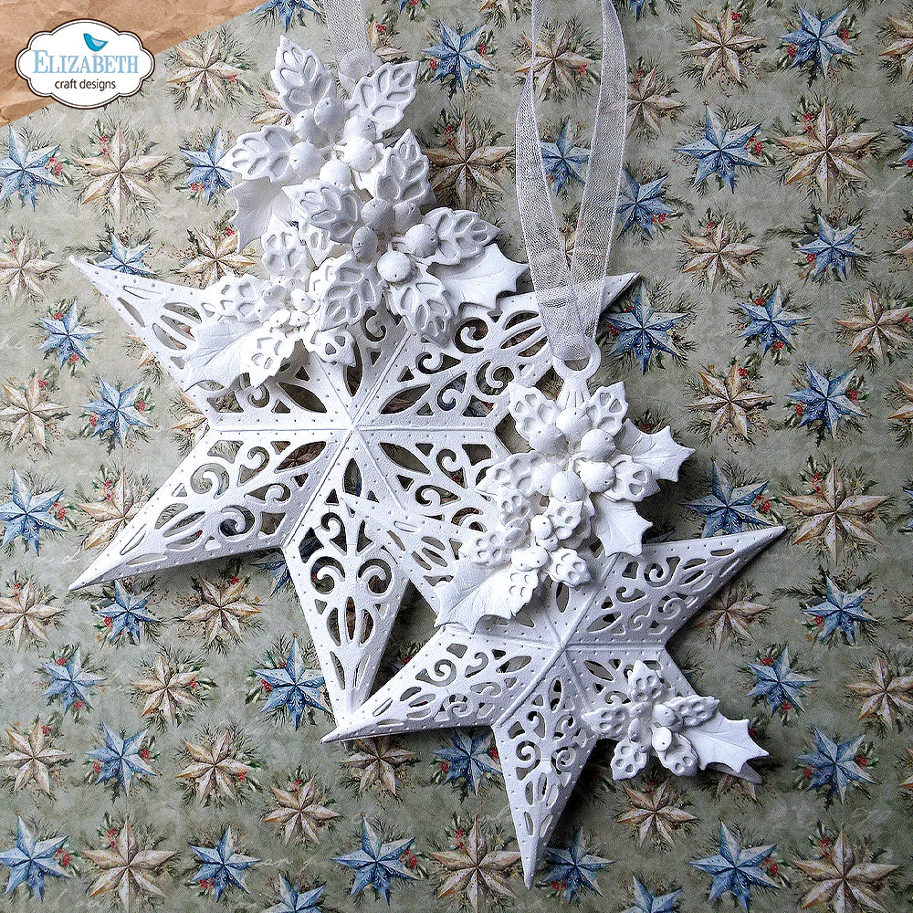 Elizabeth Craft Designs Joyous Ornament - Stars 2 Metal Die Set - Image 6