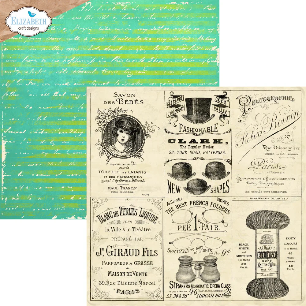 Elizabeth Craft Designs La Dolce Vita 12” x 12” Paper Pack - Image 13