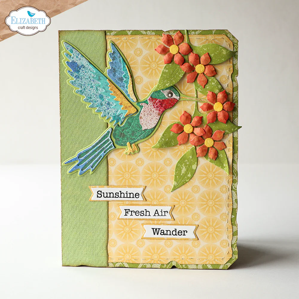 Elizabeth Craft Designs Layered Hummingbird Metal Die Set - Image 4