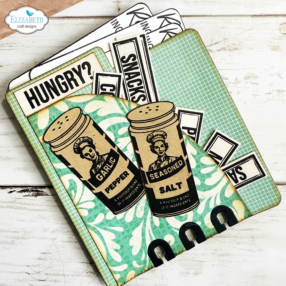 Elizabeth Craft Designs Let’s Eat Stamp Set - Image 2