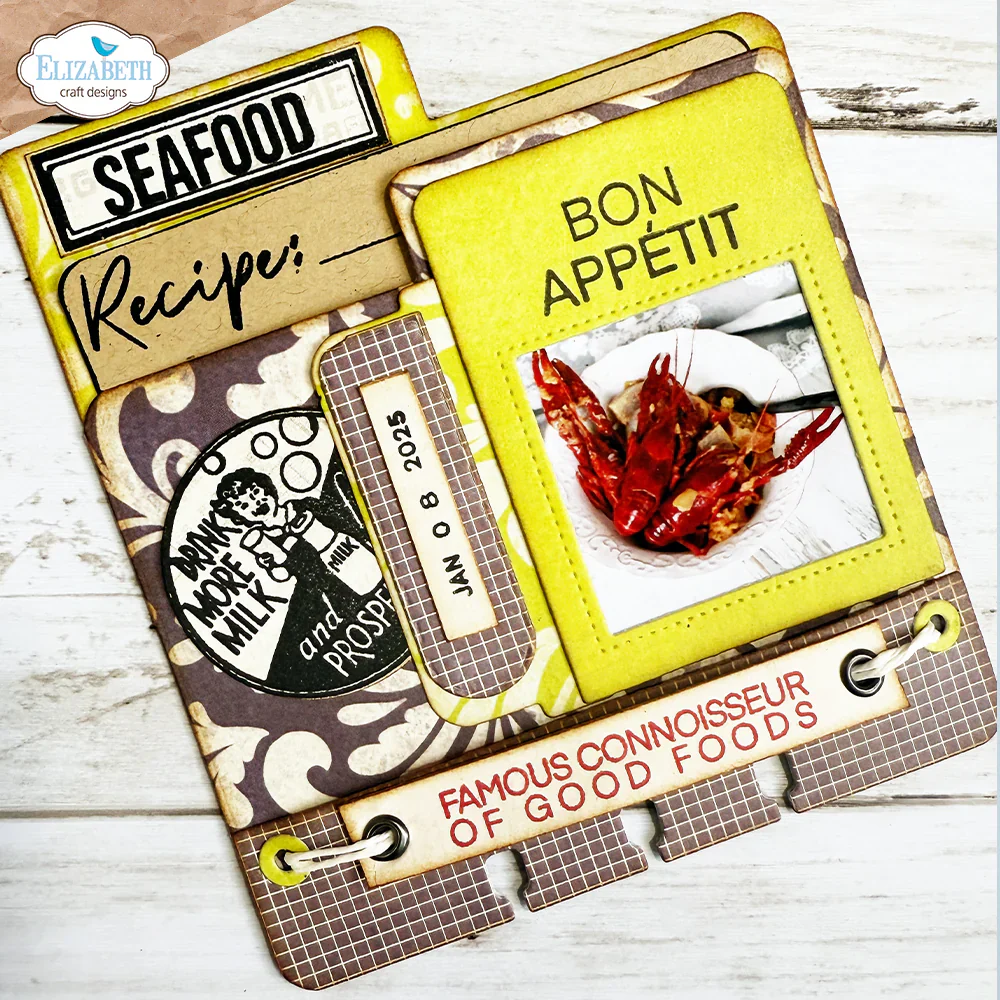 Elizabeth Craft Designs Let’s Eat Stamp Set - Image 4