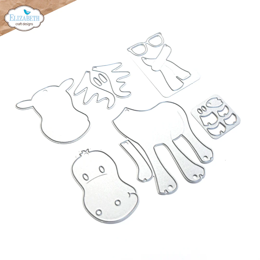 Elizabeth Craft Designs Liam the Moose Die Set - Image 3