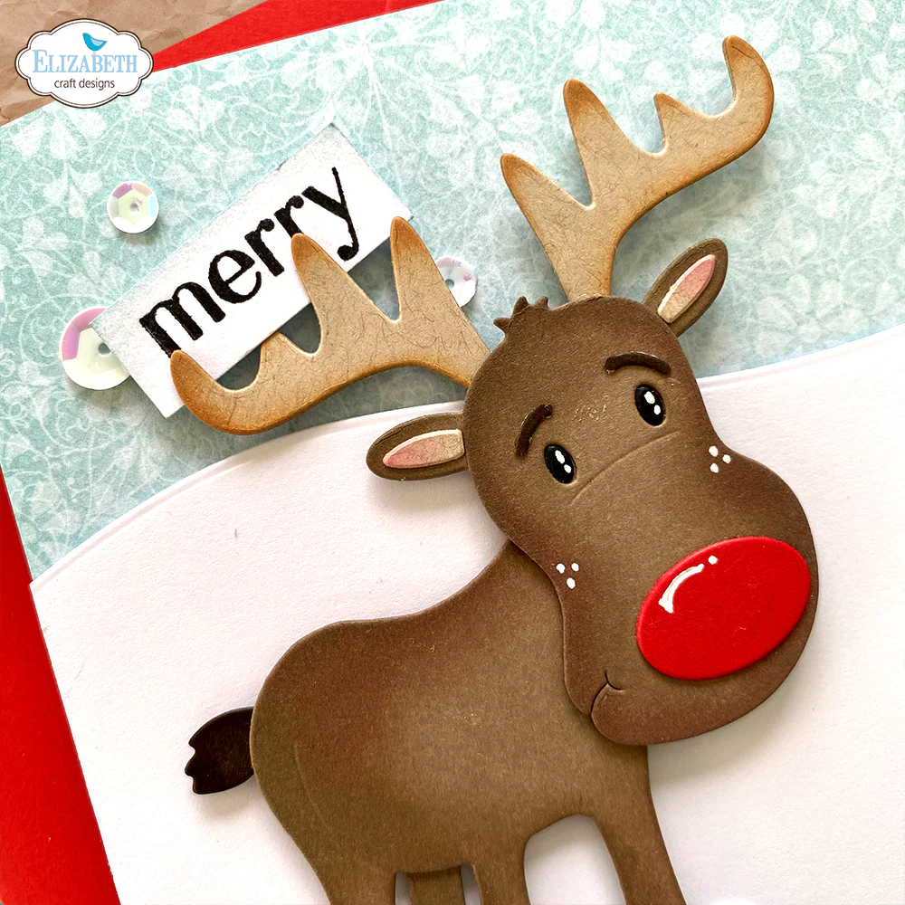 Elizabeth Craft Designs Liam the Moose Die Set - Image 6