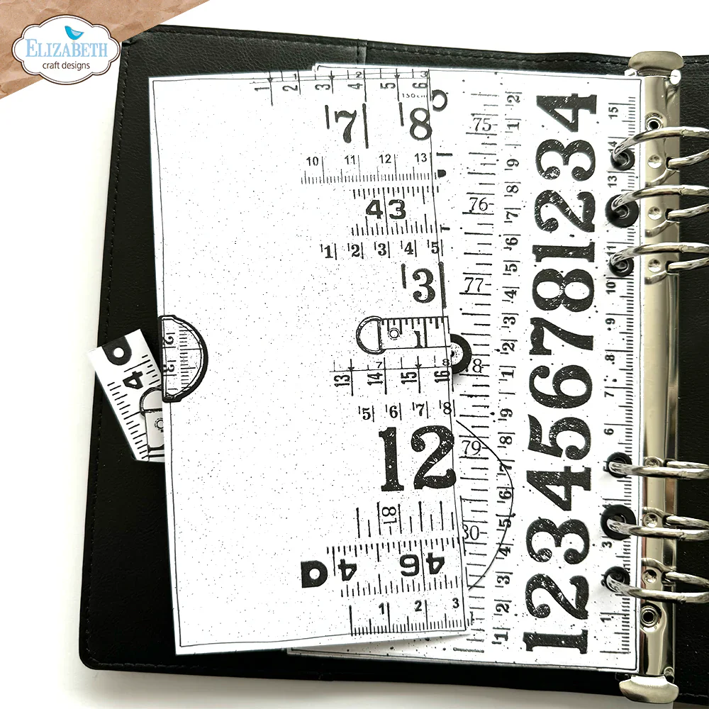 Elizabeth Craft Designs Measurements Stamp Set - Image 4