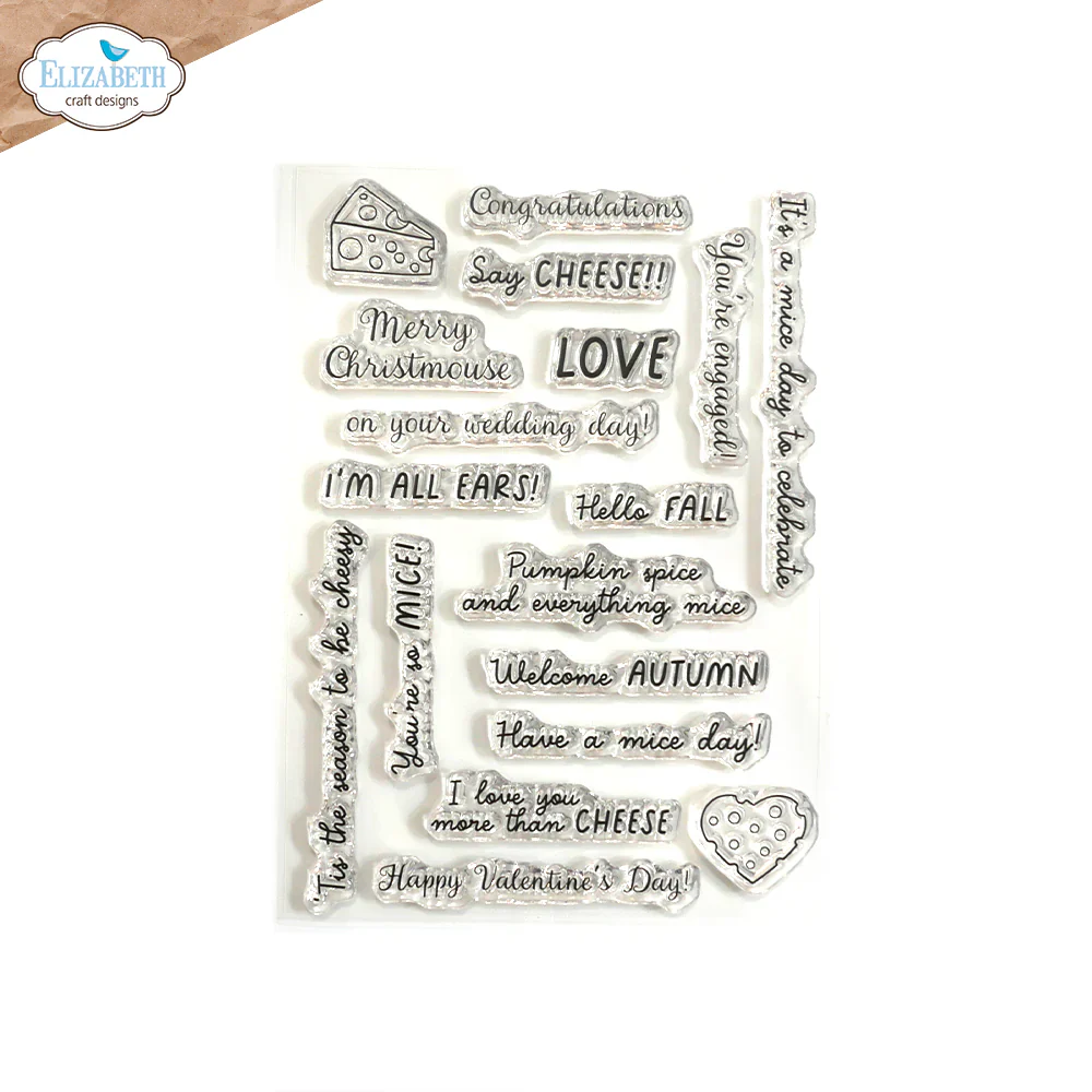 Elizabeth Craft Designs Mice Sentiments Stamp Set - Image 5