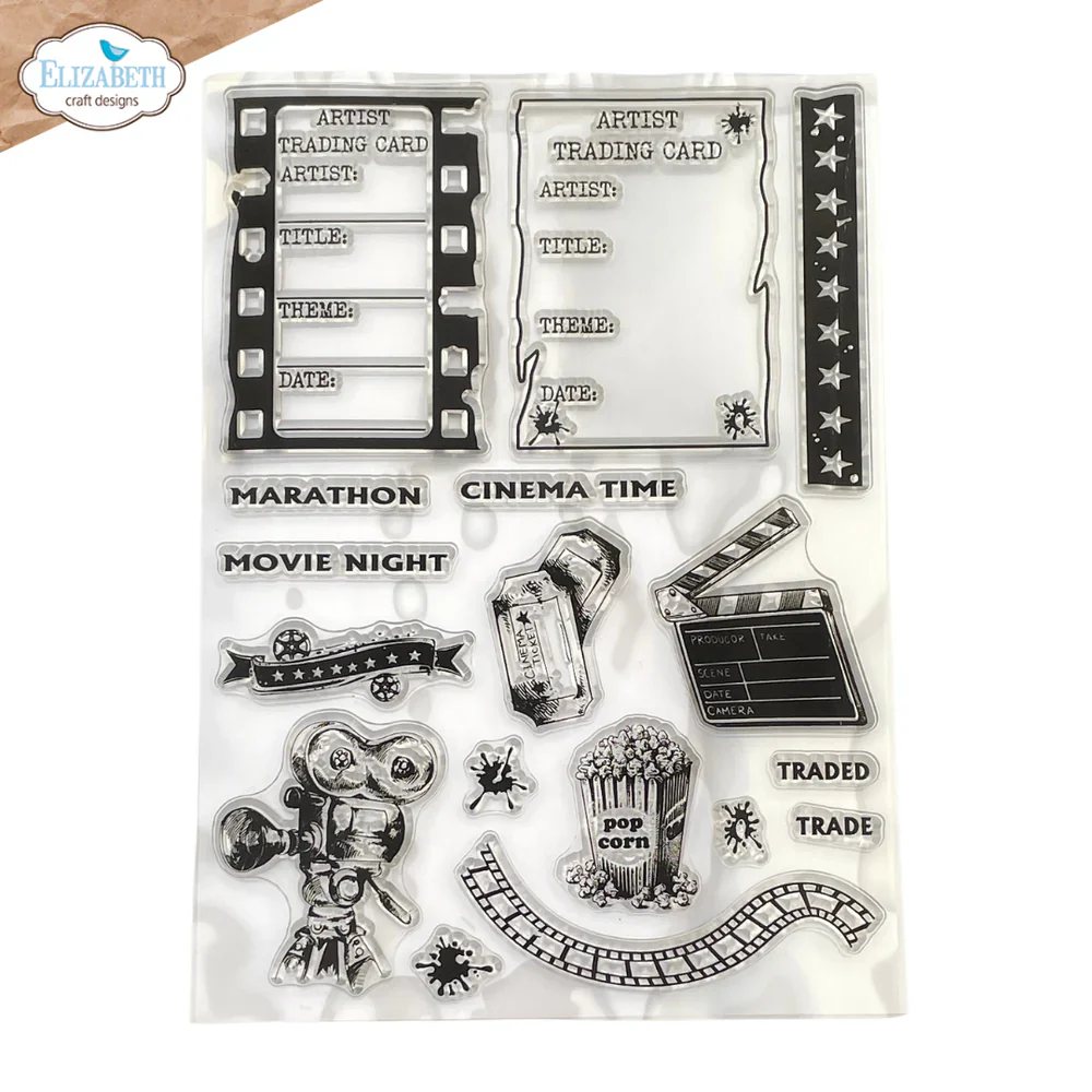 Elizabeth Craft Designs Movie Night ATC *Special Kit* - Image 3