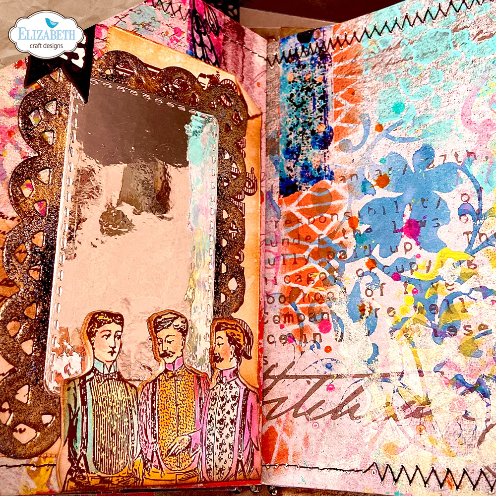 Elizabeth Craft Designs Mr. and Mrs. Die & Stamp Set - Image 3