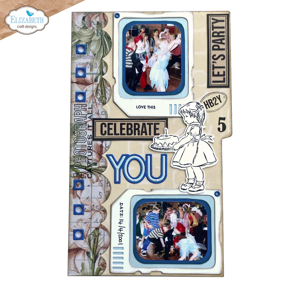 Elizabeth Craft Designs Page with Large Tab 1 Metal Die Set - Image 5