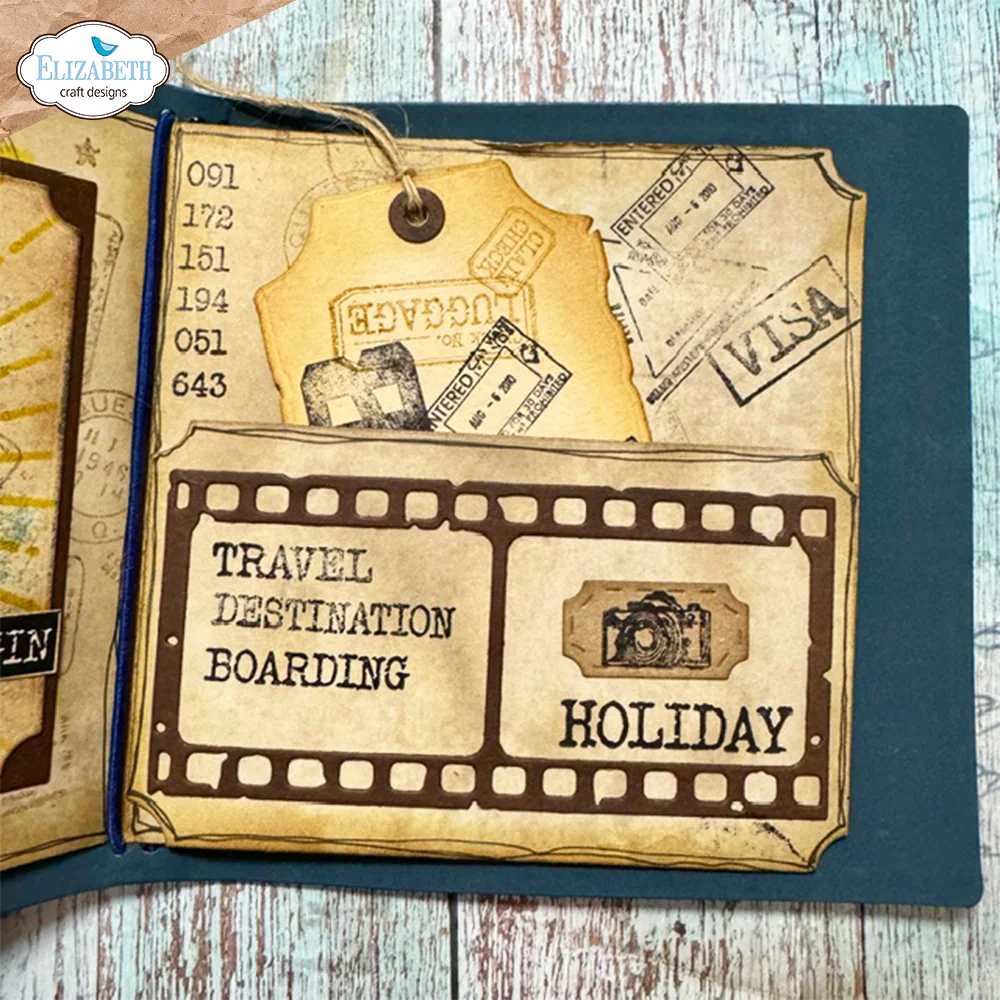 Elizabeth Craft Designs Passport Stamp Set - Image 3
