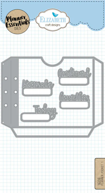 Elizabeth Craft Designs Planner Pocket 1 Die Set 1608 - Image 7