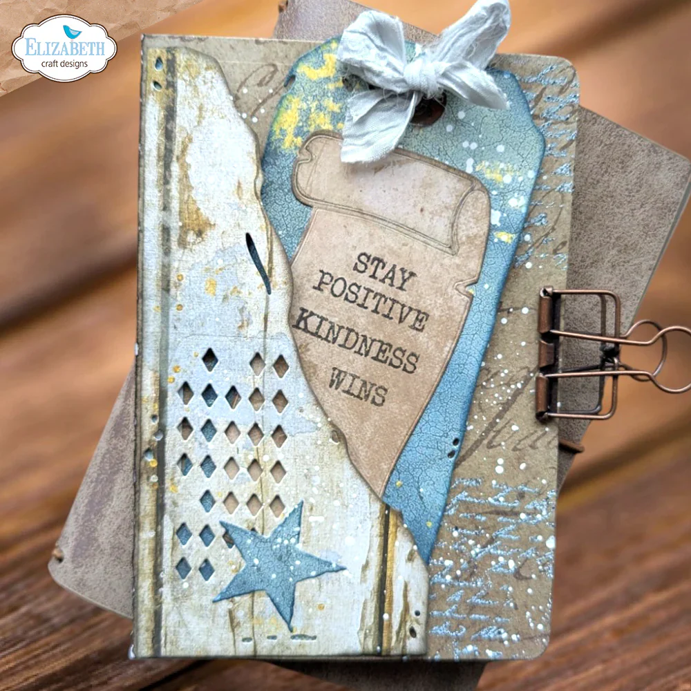 Elizabeth Craft Designs Playful Grunge Metal Die Set - Image 5