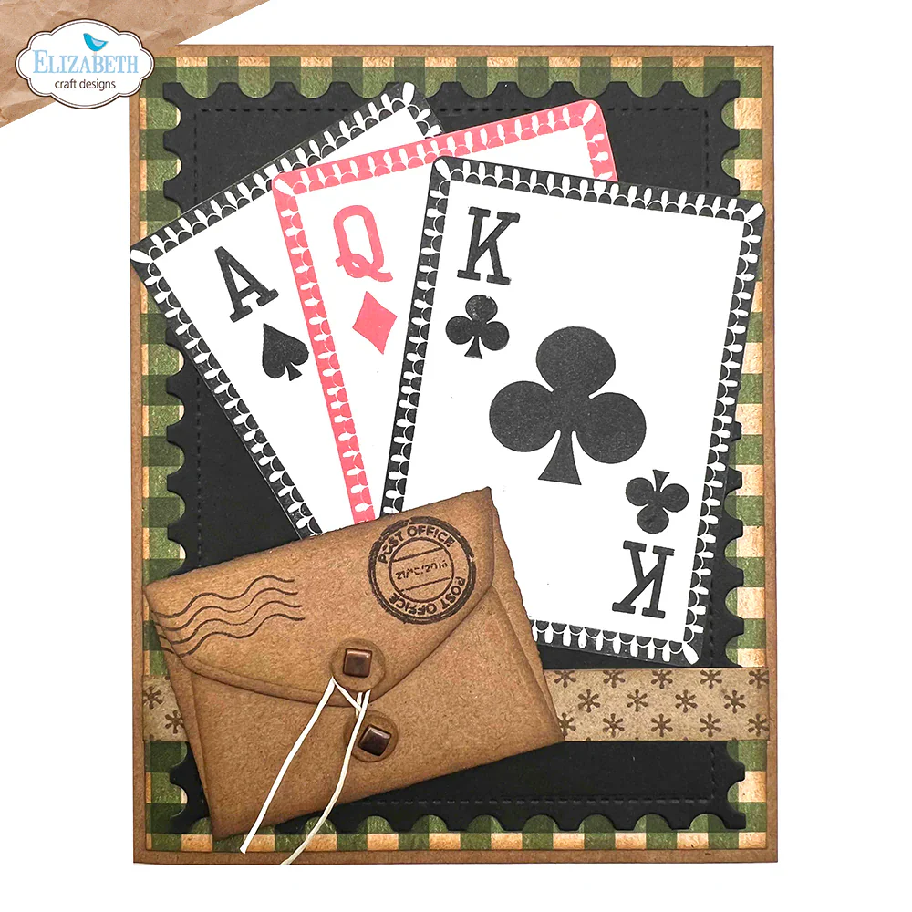 Elizabeth Craft Designs Playing Card Collage Stamp Set - Image 5