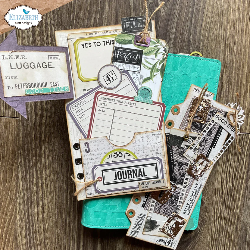 Elizabeth Craft Designs Postage Stamp Strips Metal Die Set - Image 6