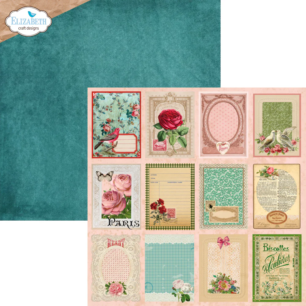 Elizabeth Craft Designs Romantic Revival 12” x 12” Paper Pack - Image 10