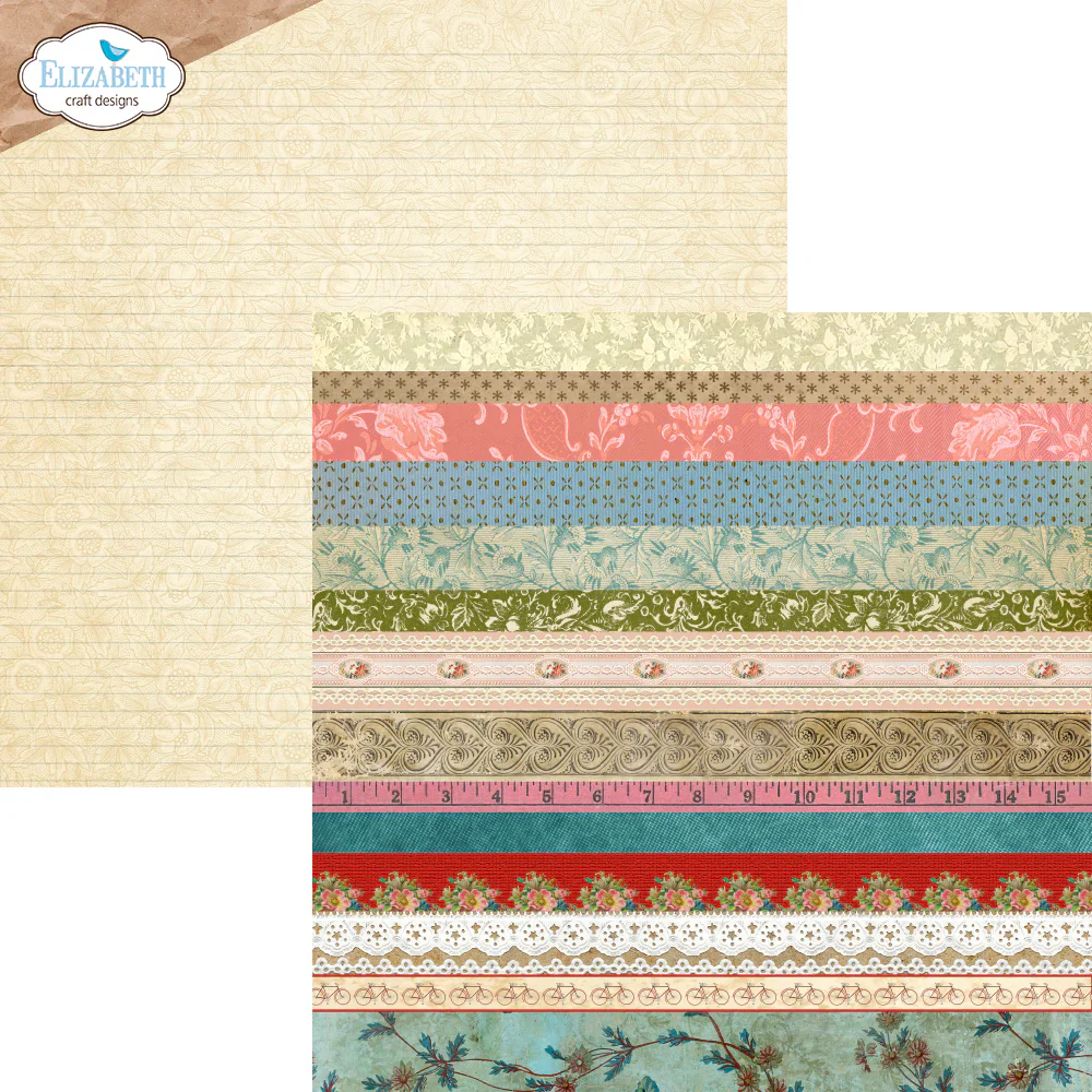 Elizabeth Craft Designs Romantic Revival 12” x 12” Paper Pack - Image 5