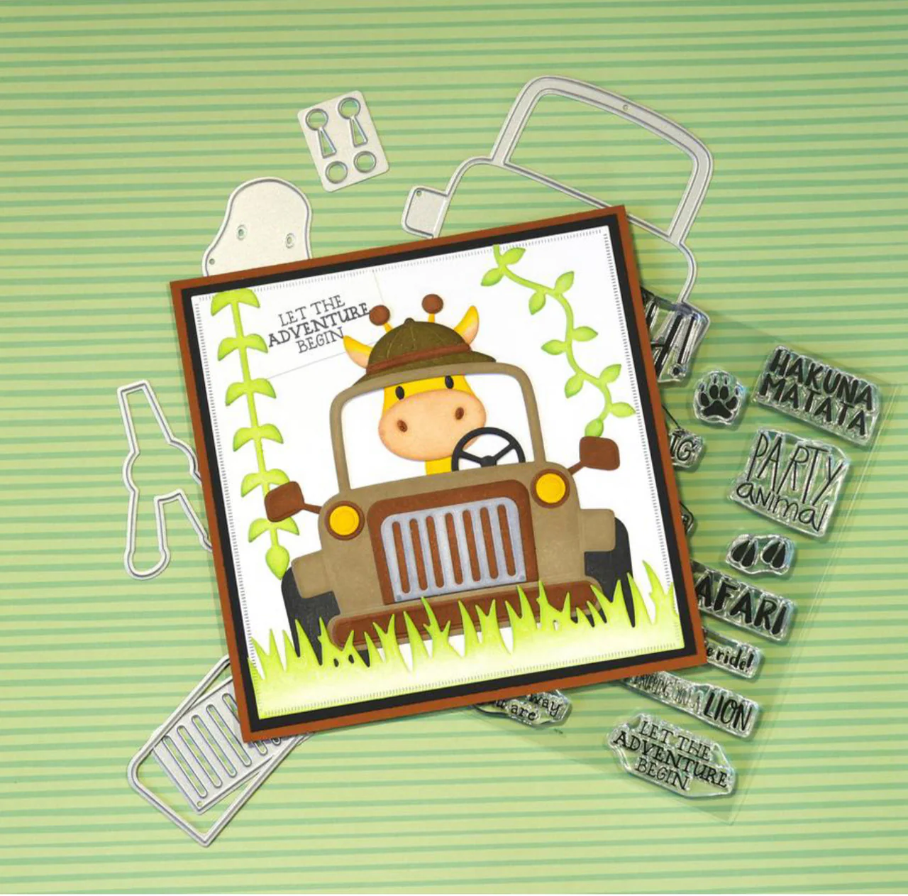Elizabeth Craft Designs Safari Sayings Stamp Set - Image 5