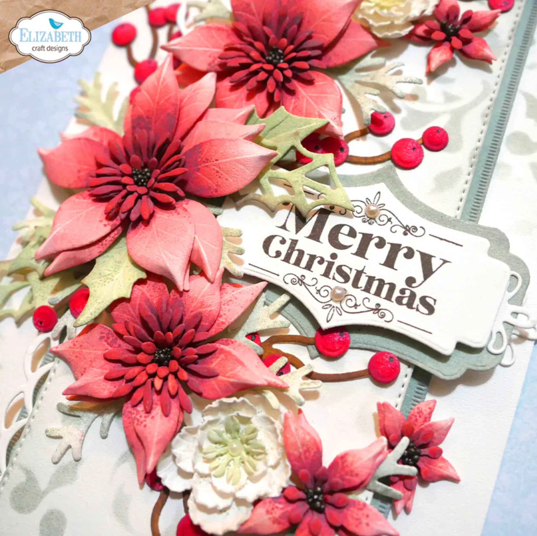 Elizabeth Craft Designs Seasonal Sentiments Stamp Set - Image 4