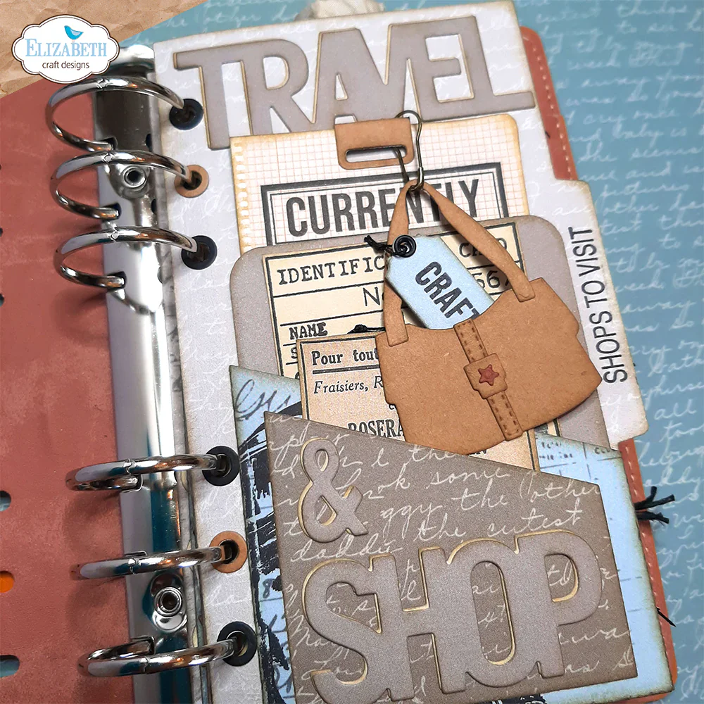 Elizabeth Craft Designs Slanting Library pocket with Bag Die - Image 4