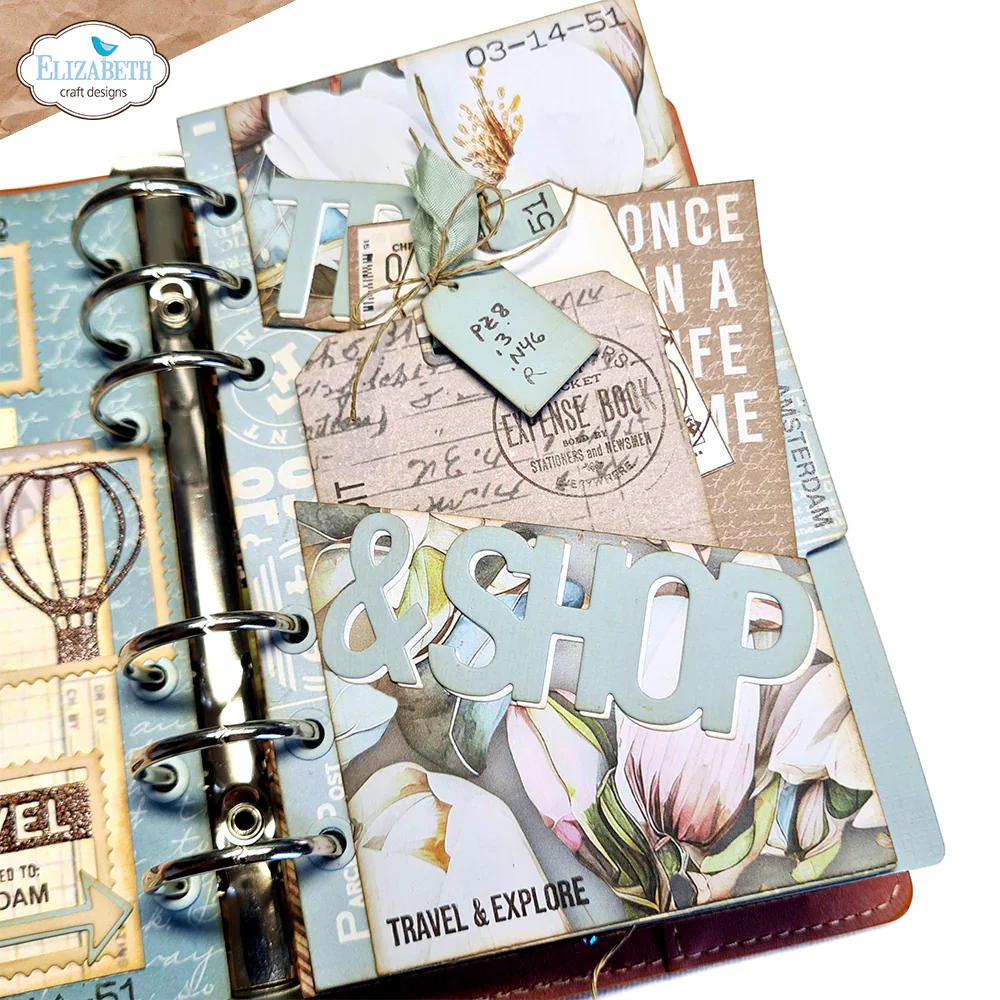 Elizabeth Craft Designs Slanting Library pocket with Bag Die - Image 5