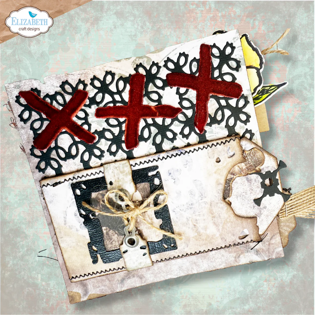 Elizabeth Craft Designs Split Tag Pocket Page Metal Die Set - Image 9