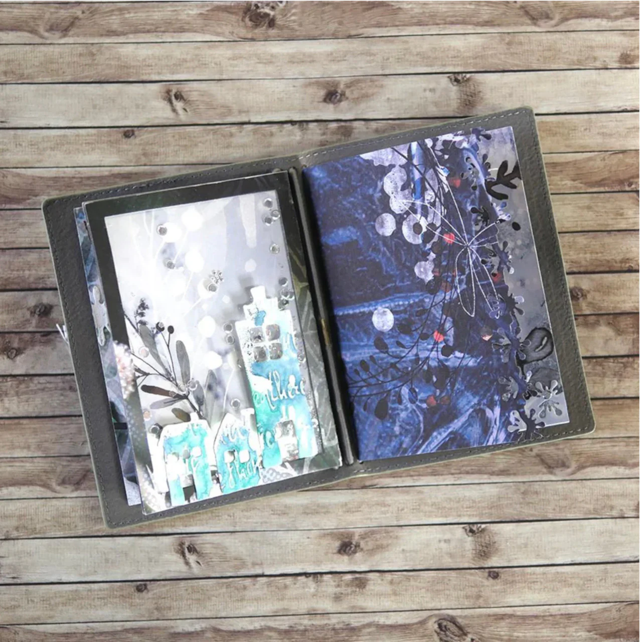 Elizabeth Craft Designs Traveler’s Notebook - Cool Grey - Image 3