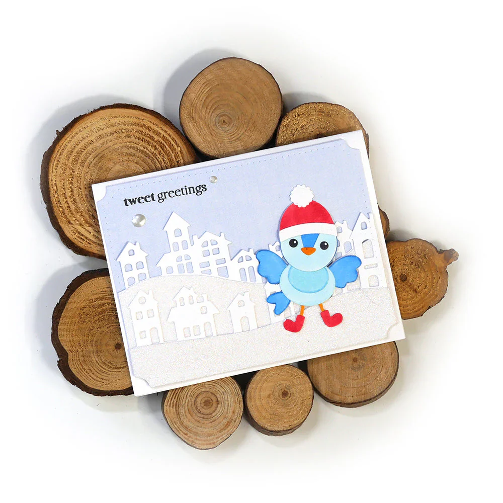 Elizabeth Craft Designs Winter Bird Metal Die Set - Image 4