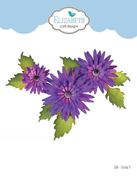 Elizabeth Craft Florals 9 Die Set - Image 3