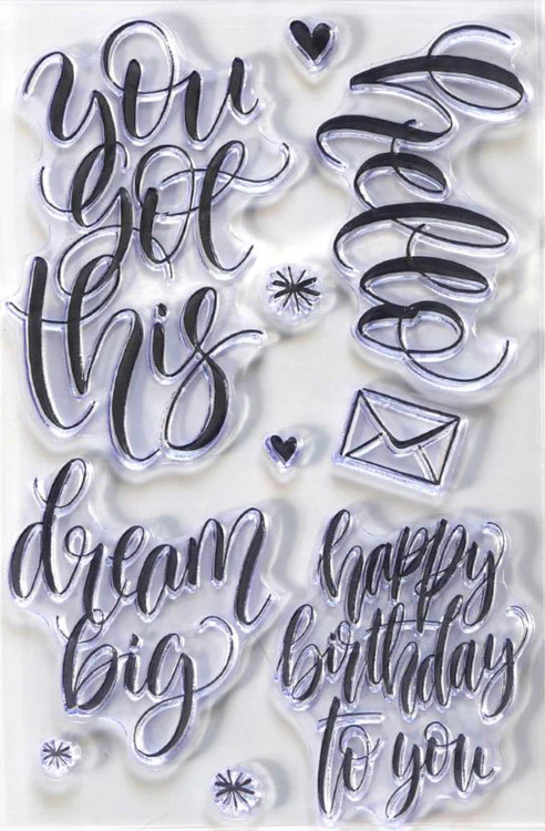 Elizabeth Craft Hello Clear Stamp - Image 6