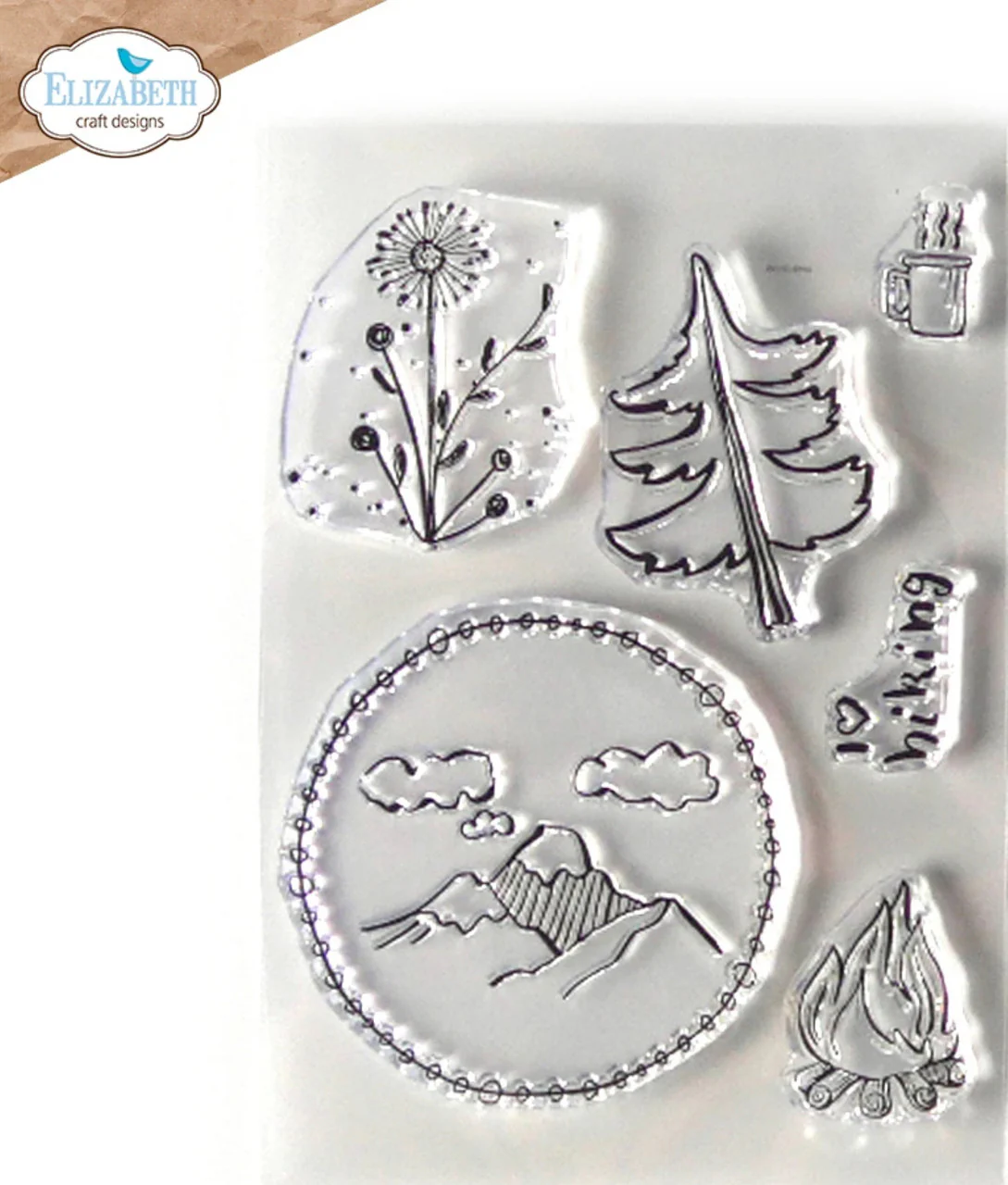 Elizabeth Craft Hiking Clear Stamp