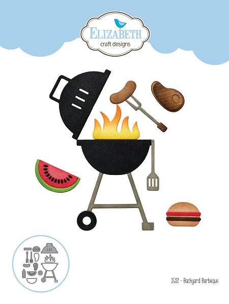 Elizabeth Craft Metal Die Backyard Barbeque - Image 2
