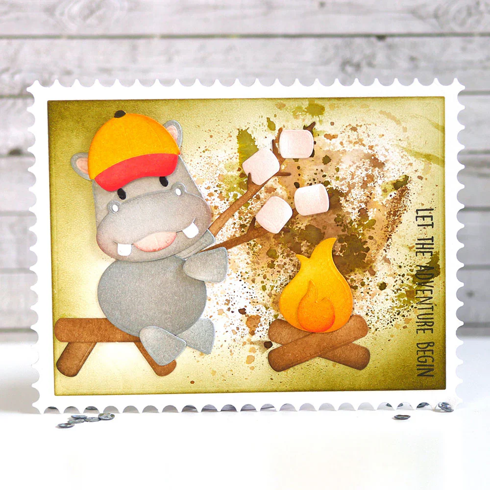 Elizabeth Craft Designs Metal Die Hippo/Rhino - Image 3