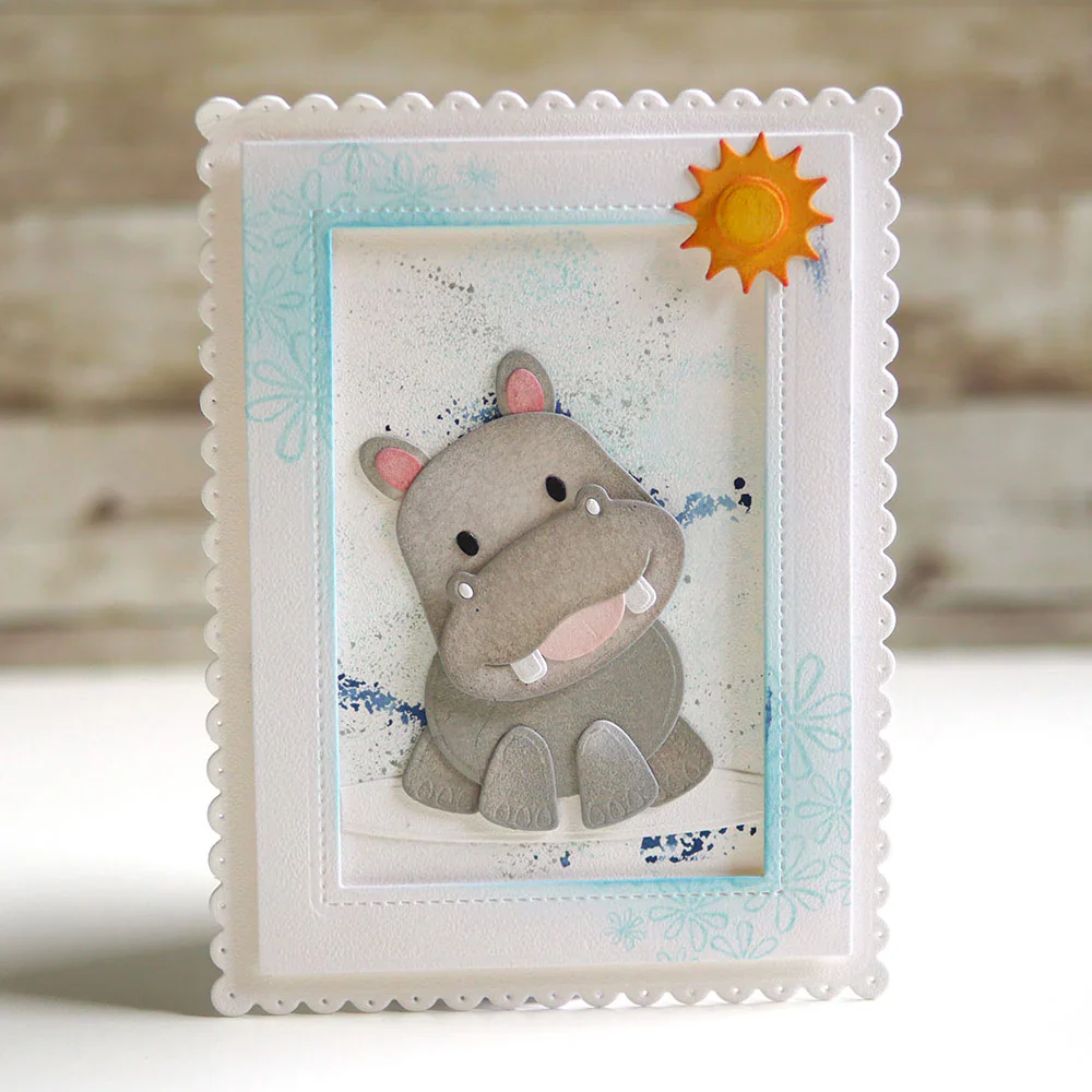 Elizabeth Craft Designs Metal Die Hippo/Rhino - Image 5
