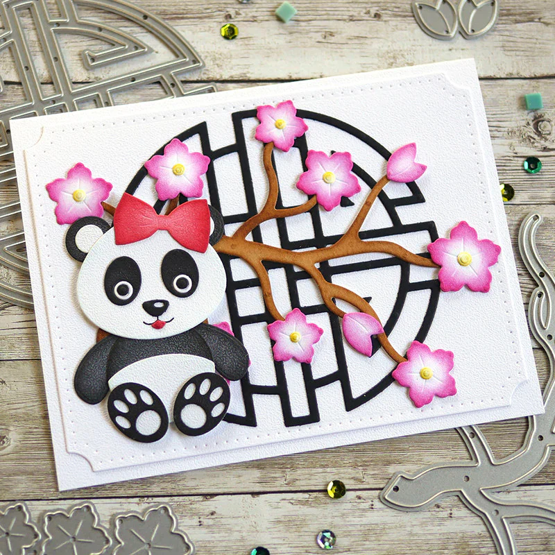 Elizabeth Craft Metal Die Panda Bear - Image 4
