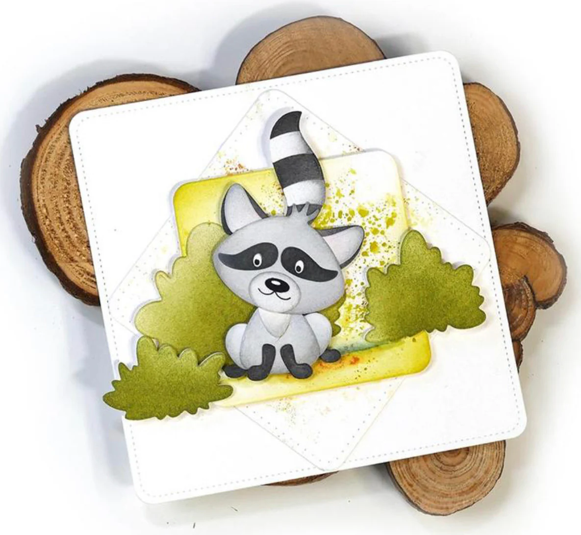 Elizabeth Craft Designs Metal Die Raccoon - Image 3