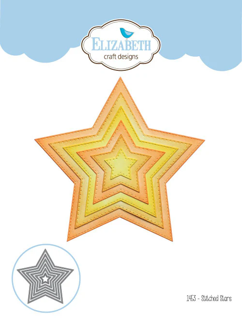 Elizabeth Craft Metal Die Stitched Star - Image 2