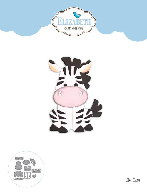 Elizabeth Craft Metal Die Zebra - Image 2