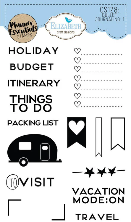 Elizabeth Craft Planner Essentials Stamps Months Bullet Journaling 1 - Image 3