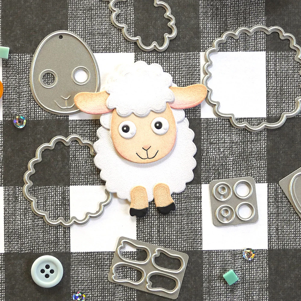 Elizabeth Craft Sheep Die Set - Image 2