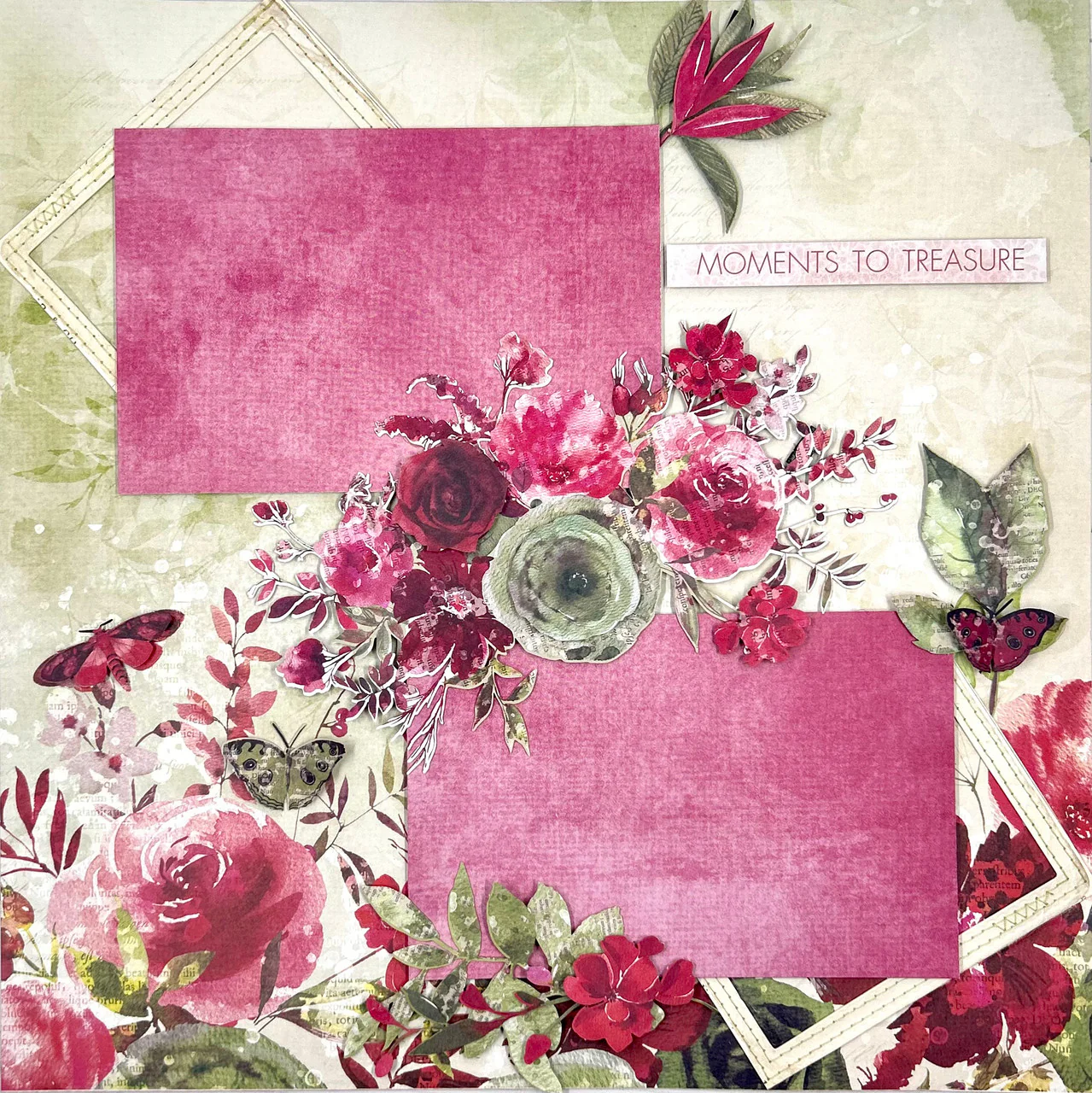 Floral Fantasy 2-Page Layout (Virtual Class 74) - Image 3