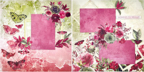 Floral Fantasy 2-Page Layout (Virtual Class 74) - Image 4