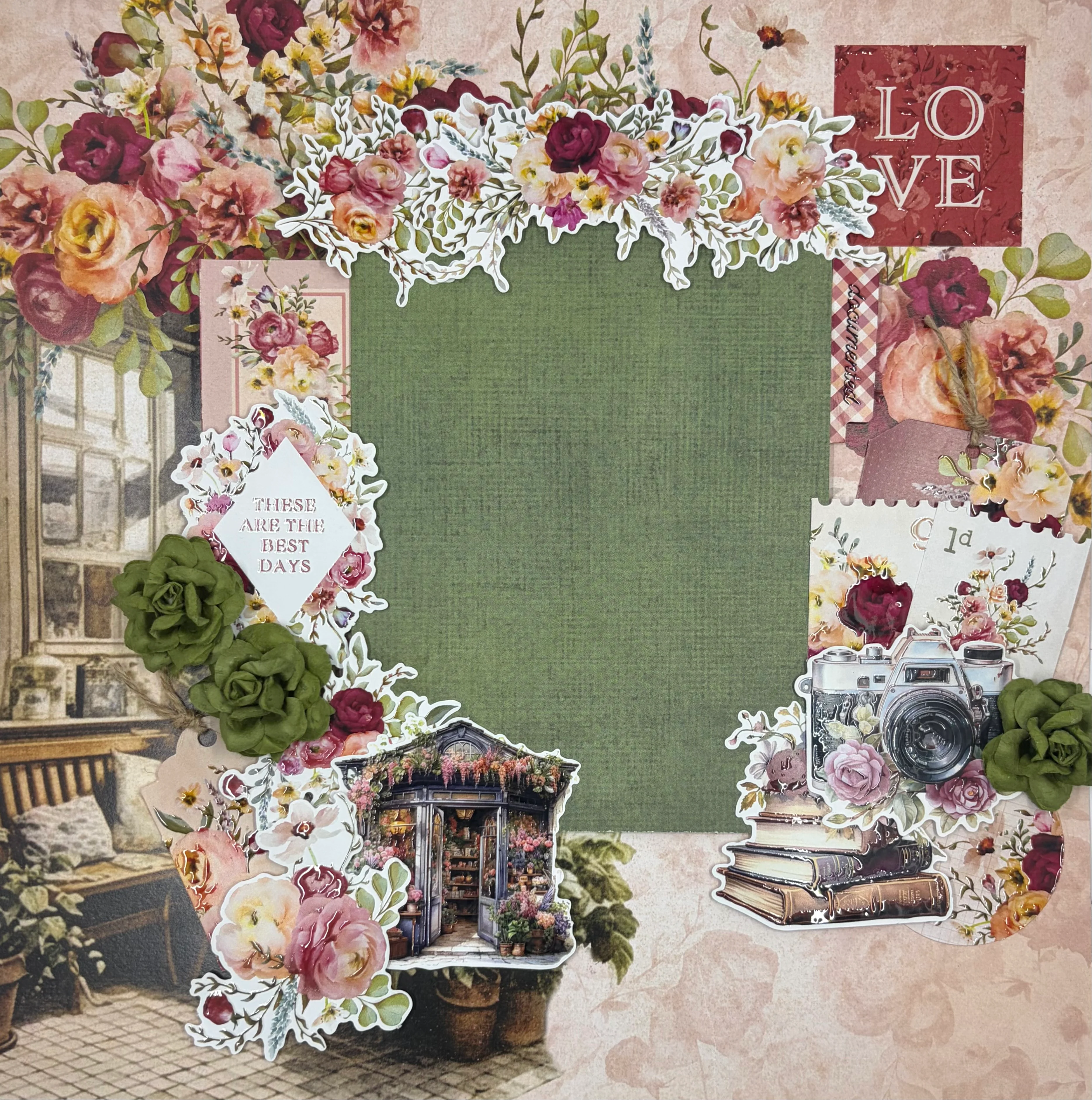Garden of Love 2-Page Layout (Club Kit 132) - Image 2