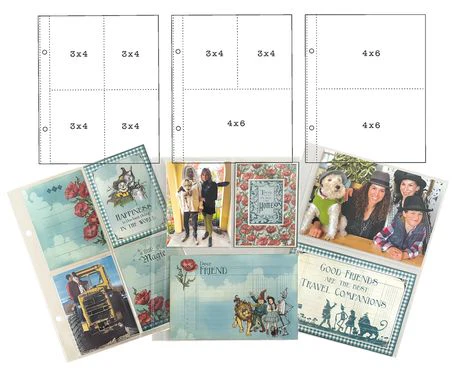 Graphic 45 6x8 Multi Pack Pocket Page Refills (12 pcs)
