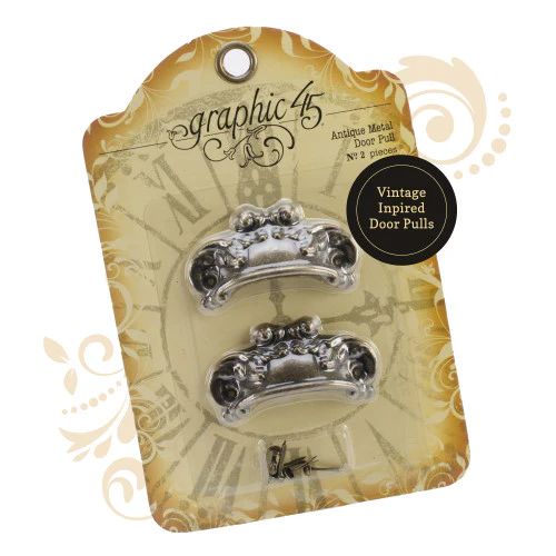 Graphic 45 Antique Brass Door Pulls - Image 9