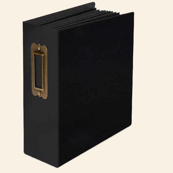 Graphic 45 Black Rectangle Tag & Pocket Album - Image 3