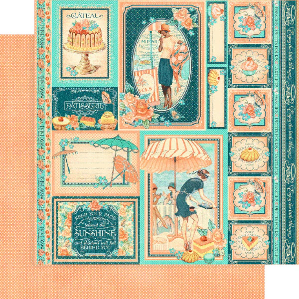 Graphic 45 Cafe Parisian 12" x 12" Deluxe Collector's Edition - Image 7