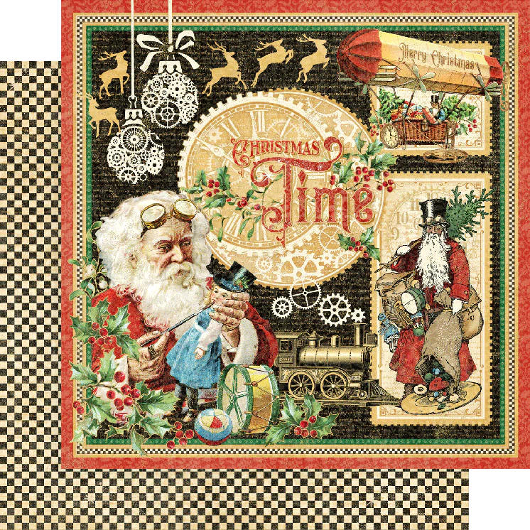Graphic 45 Christmas Time Collection Pack 12” x 12” - Image 7