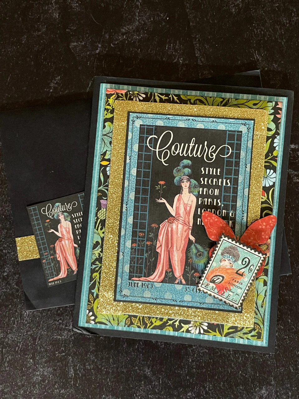 Graphic 45 Couture - Glamorous & Glittery Card Set - Image 9