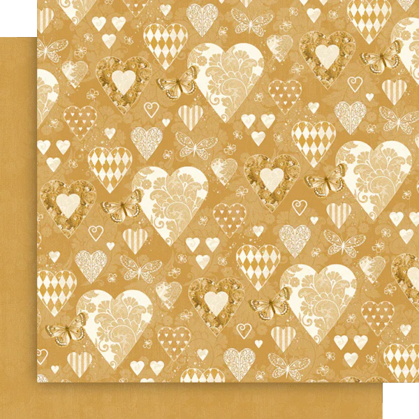 Graphic 45 Curiouser & Curiouser 12” x 12” Patterns & Solids Pack - Image 2